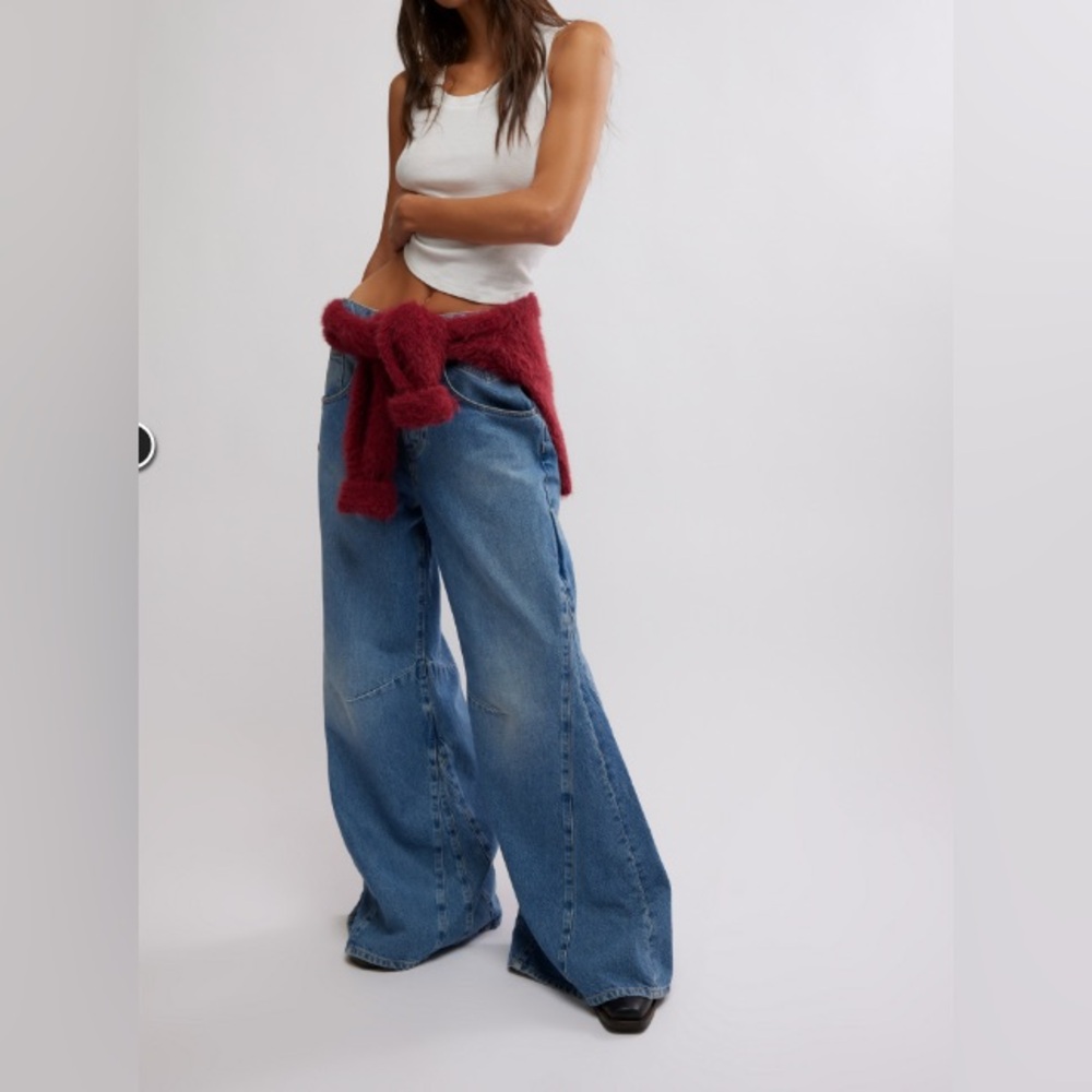 Free People Eden High Slouchy Jean